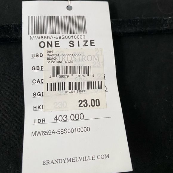 Brandy Melville T-shirt tie top - Picture 4 of 4